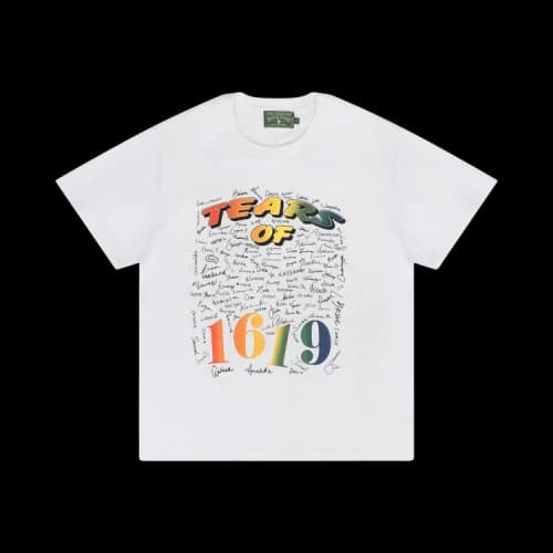 Denim Tears Tears Of 1619 Tee 'White'
