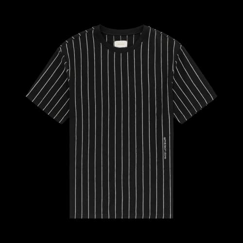 Aimé Leon Dore Pinstripe Tee 'Jet Black'