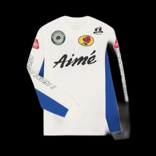 Aimé Leon Dore Mesh Moto Long-Sleeve Tee 'Pristine'