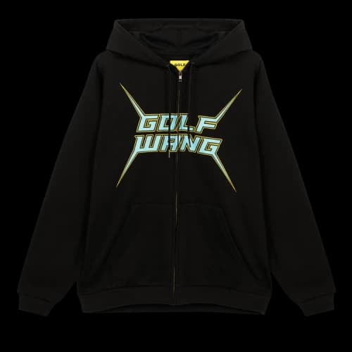 GOLF WANG Maddox Zip Up Hoodie 'Black'