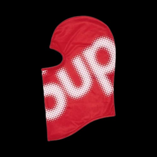 Supreme Halftone Lightweight Balaclava 'Red'