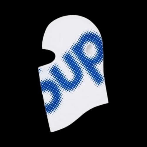 Supreme Halftone Lightweight Balaclava 'White'