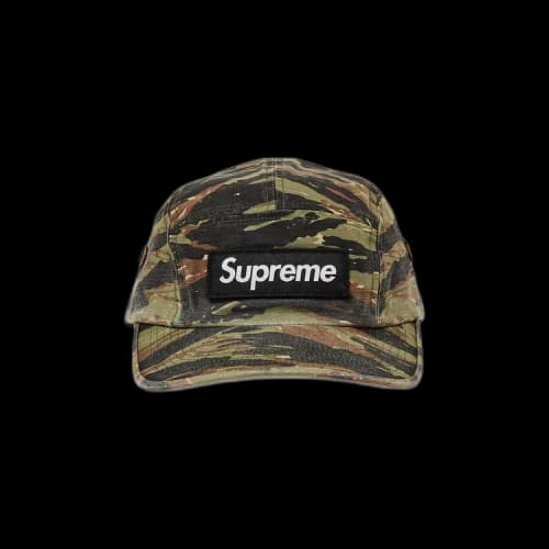 Supreme Military Camp Cap 'Olive Tiger Camo'