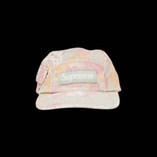 Supreme Corduroy Pocket Camp Cap 'Floral'