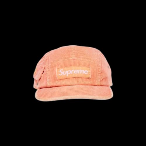 Supreme Corduroy Pocket Camp Cap 'Peach'