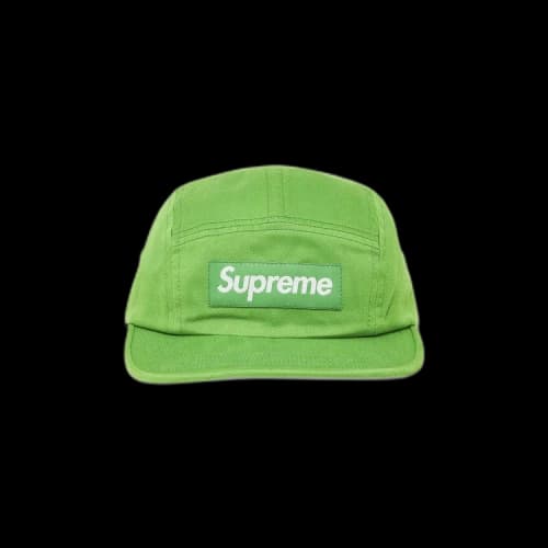 Supreme Washed Chino Twill Camp Cap 'Green'
