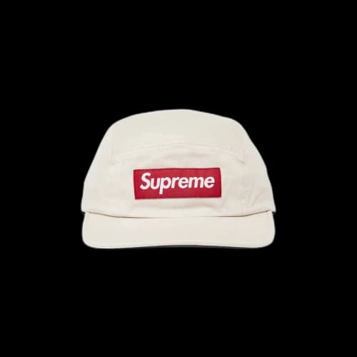 Supreme Washed Chino Twill Camp Cap 'Natural'