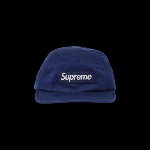 Supreme Washed Chino Twill Camp Cap 'Navy'