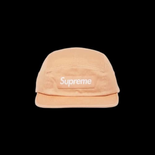 Supreme Washed Chino Twill Camp Cap 'Peach'