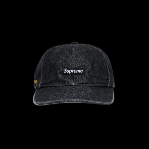 Supreme Cordura Denim Small Box 6-Panel 'Black'