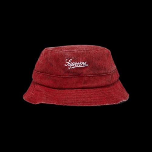 Supreme Coated Denim Crusher 'Red'