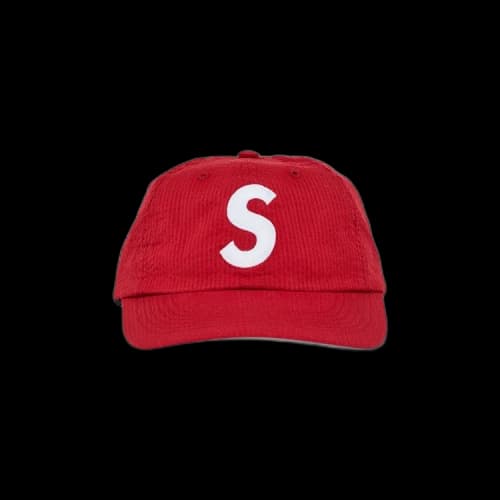 Supreme Seersucker S Logo 6-Panel 'Red'
