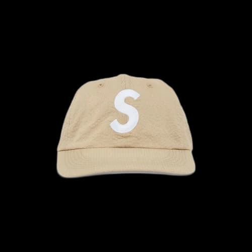 Supreme Seersucker S Logo 6-Panel 'Tan'