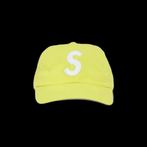 Supreme Seersucker S Logo 6-Panel 'Yellow'