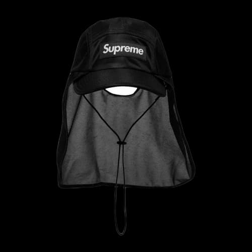 Supreme Mesh Sunshield Camp Cap 'Black'