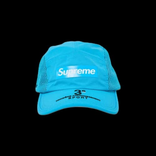 Supreme Mesh Side Panel Camp Cap 'Cyan'