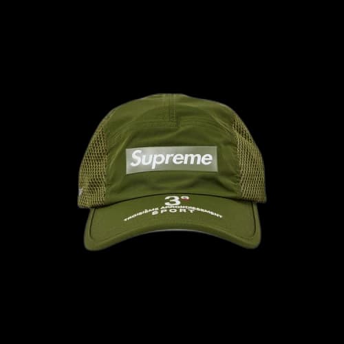 Supreme Mesh Side Panel Camp Cap 'Olive'