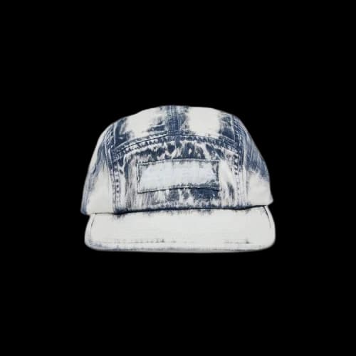 Supreme Bleached Chino Camp Cap 'Navy'