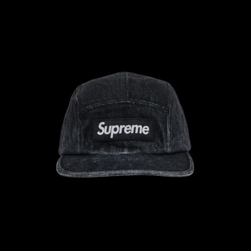 Supreme Denim Camp Cap 'Black'