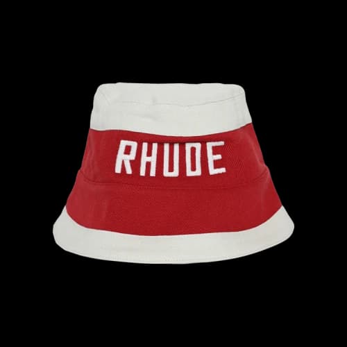 Rhude East Hampton Bucket Hat 'Red/Cream'