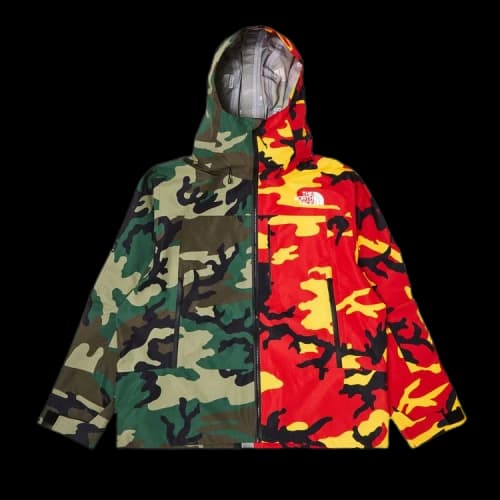 Supreme x The North Face Split Taped Seam Shell Jacket 'Camo'