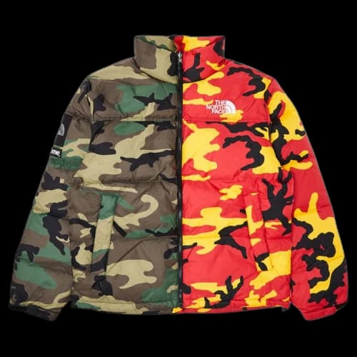 Supreme x The North Face Split Nuptse Jacket 'Camo'