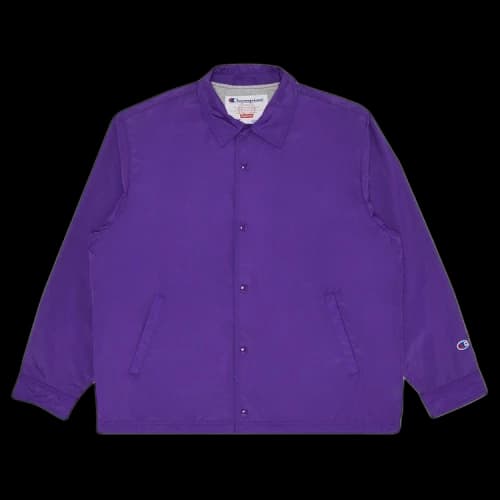 Supreme x Champion Coaches Jacket 'Purple'