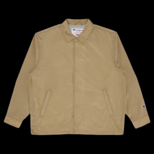 Supreme x Champion Coaches Jacket 'Tan'