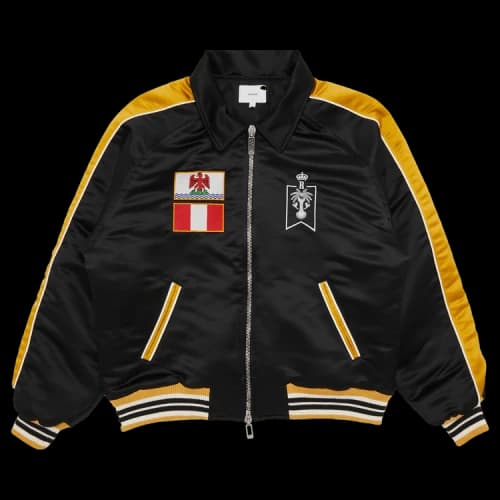 Rhude Le Soleil Satin Bomber 'Black'