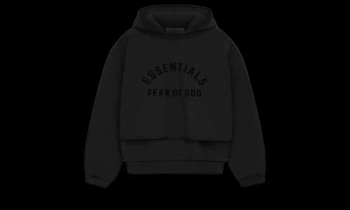 Fear of God Essentials Crewneck Sweatshirt (SS24) Jet Black