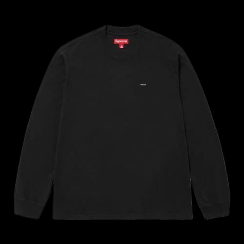 Supreme Small Box Long-Sleeve Tee 'Black'