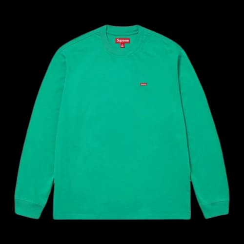 Supreme Small Box Long-Sleeve Tee 'Green'