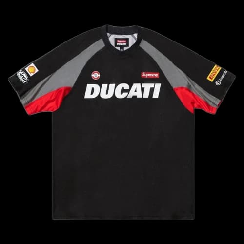 Supreme x Ducati Soccer Jersey 'Black'