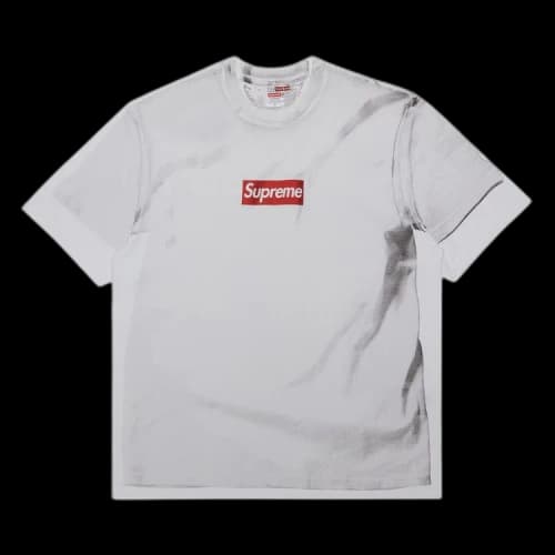 Supreme x MM6 Maison Margiela Box Logo Tee 'White'