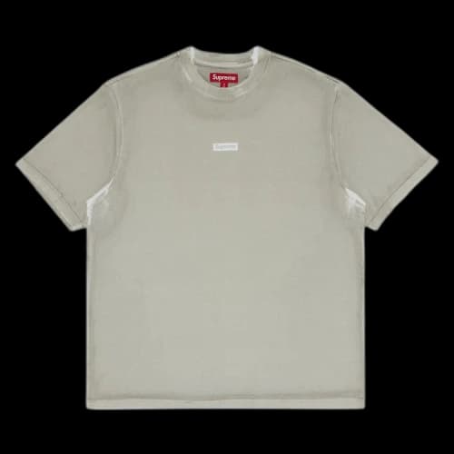 Supreme Overprint Small Box Short-Sleeve Top 'Grey'