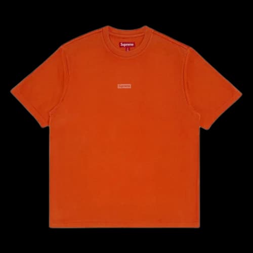 Supreme Overprint Small Box Short-Sleeve Top 'Orange'