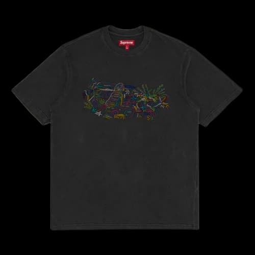 Supreme Machu Picchu Short-Sleeve Top 'Black'