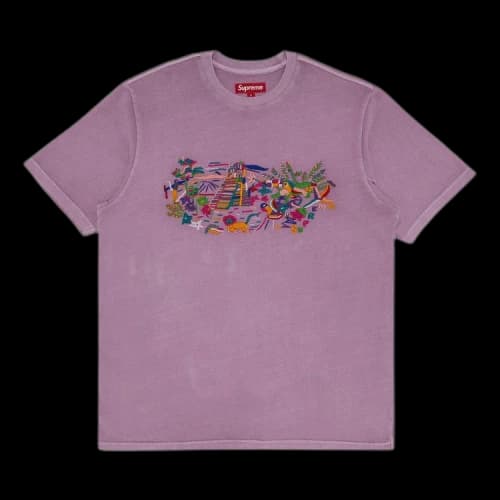 Supreme Machu Picchu Short-Sleeve Top 'Lavender'