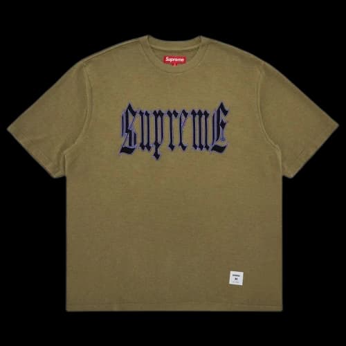 Supreme Old English Short-Sleeve Top 'Olive'