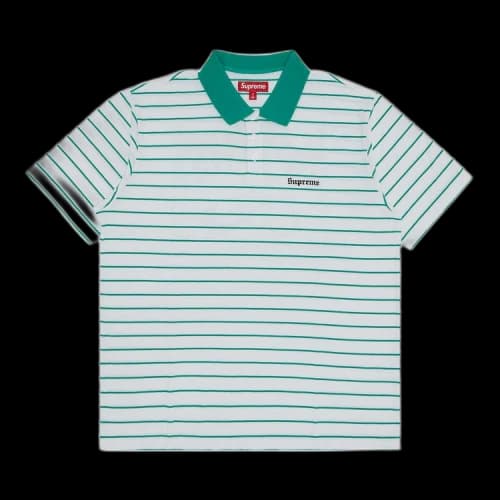 Supreme x Melvins Stripe Short-Sleeve Polo 'White'
