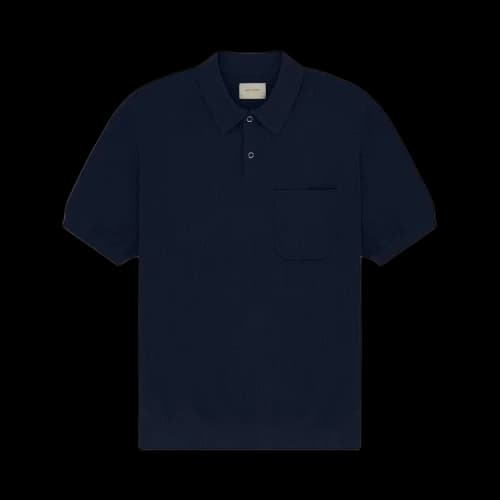 Aimé Leon Dore Short-Sleeve Knit Polo 'Navy'