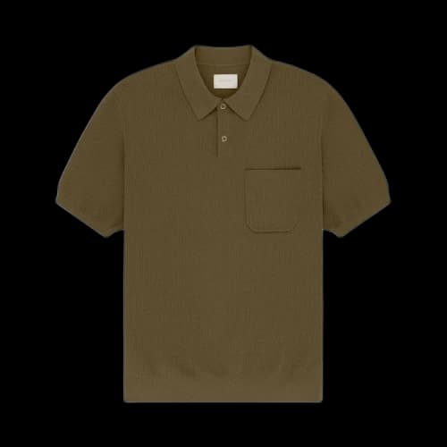 Aimé Leon Dore Short-Sleeve Knit Polo 'Olive'