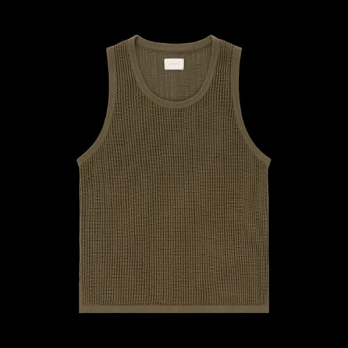 Aimé Leon Dore Mesh Knit Tank 'Citronella'