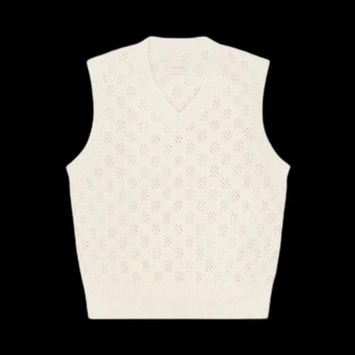 Aimé Leon Dore Checkered V Neck Vest 'Pristine'