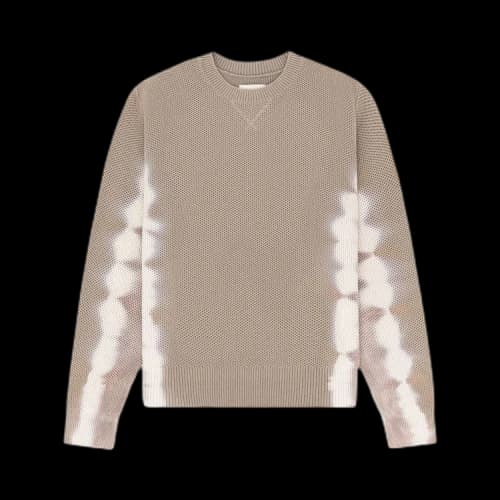 Aimé Leon Dore Tie Dyed Crewneck Sweater 'Beige'