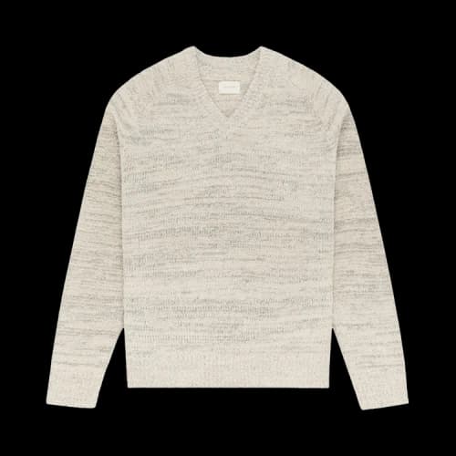 Aimé Leon Dore Marled V Neck Sweater 'Grey'