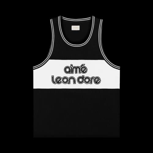 Aimé Leon Dore Knit Basketball Jersey 'Black'