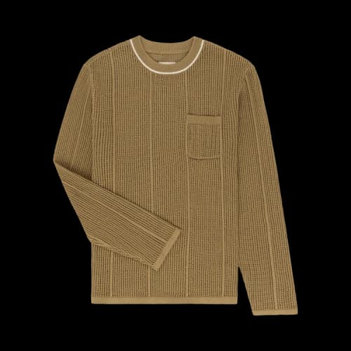Aimé Leon Dore Mesh Knit Long-Sleeve Tee 'Havana'