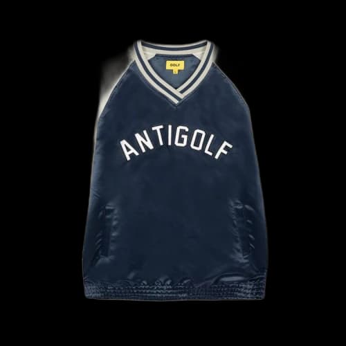 GOLF WANG Antigolf Satin Pullover 'Navy'