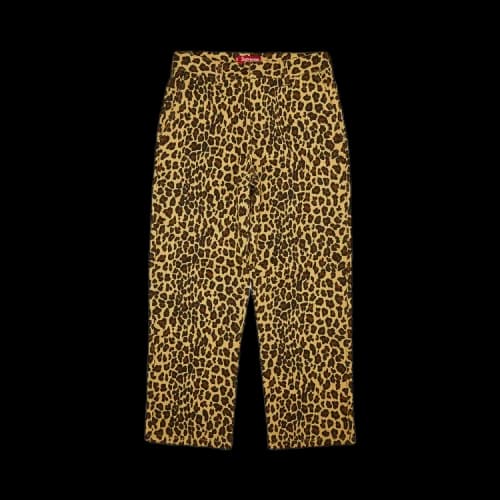 Supreme x Toy Machine Work Pant 'Leopard'